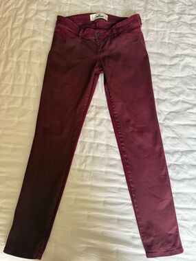 Hollister Deep Wine Leggings